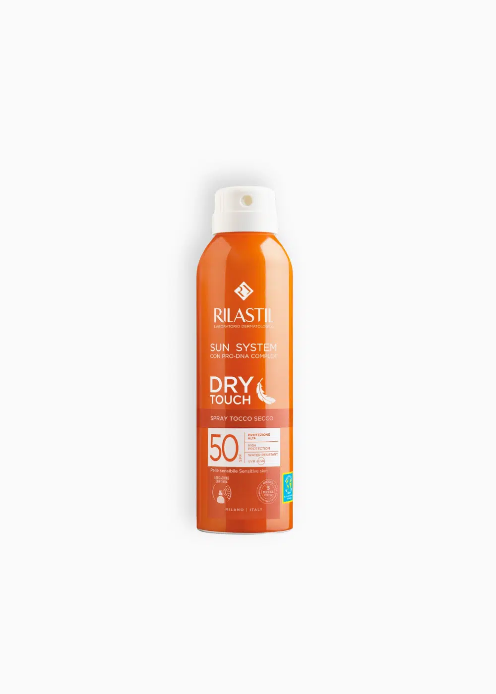 Rilastil SS dry touch transparent sprej SPF 50 200 ml