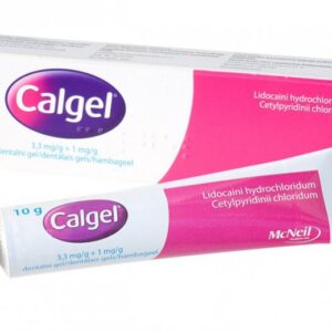 Calgel 3,3 mg/g + 1 mg/g gel za dlesni, 10 g