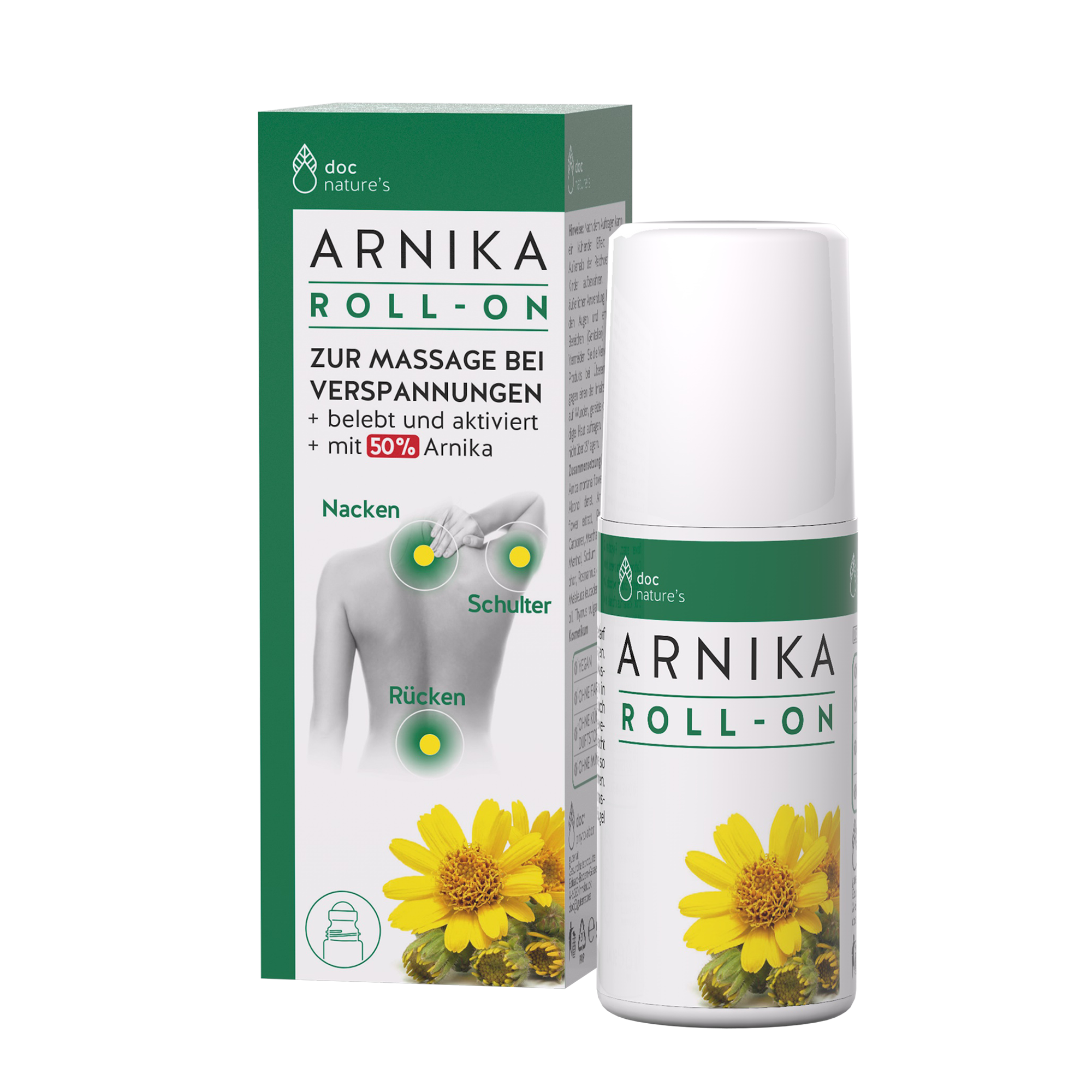 doc® nature‘s Arnika roll-on, 50 ml