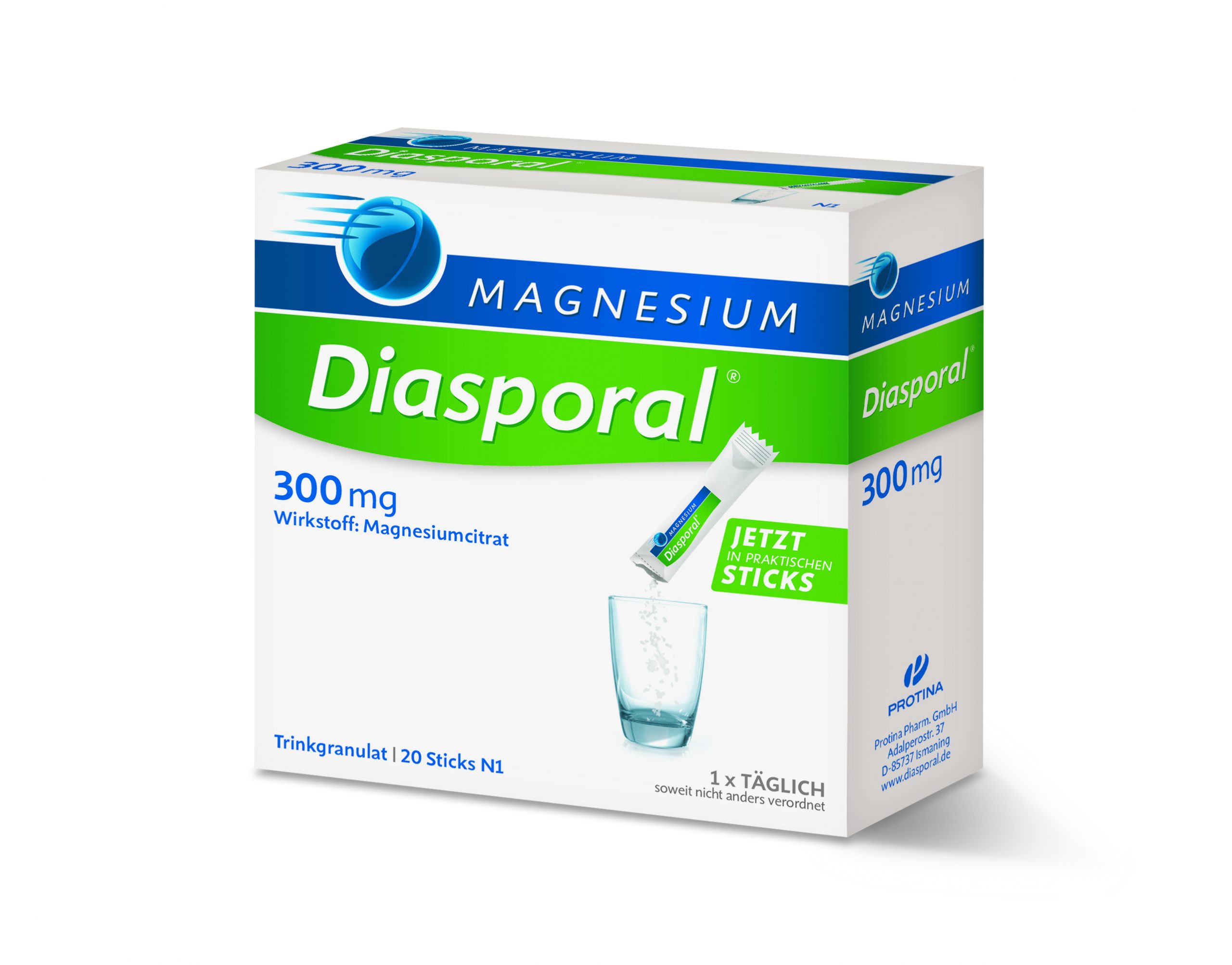 Magnesium-Diasporal 300 (20 vrečic)