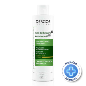 VICHY DERCOS ŠAMPON PROTI PRHLJAJU ZA SUHO LASIŠČE, 200 ML