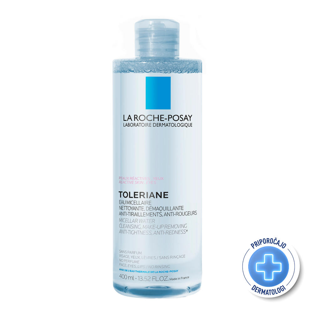 La Roche-Posay TOLERIANE Micelarna voda za reaktivno kožo, 400 ml