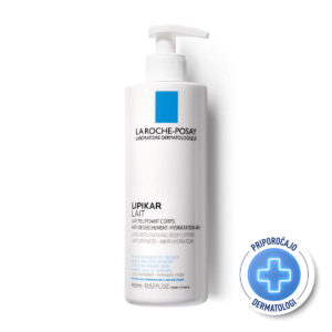 La Roche-Posay LIPIKAR LAIT Mleko za telo za suho kožo, 400 ml