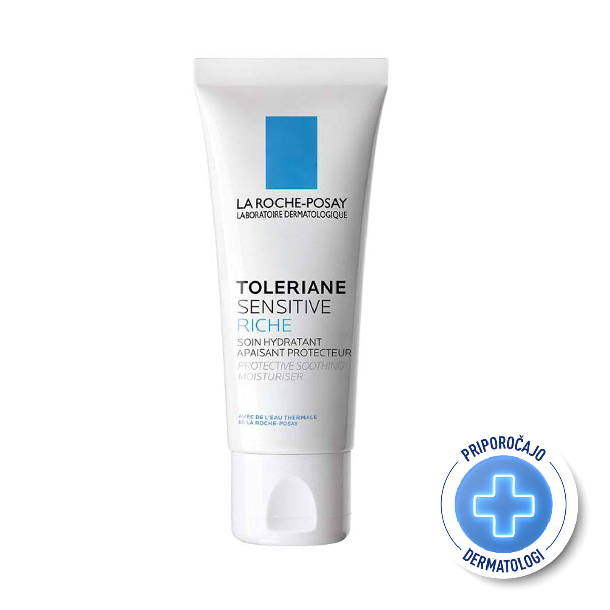 La Roche-Posay TOLERIANE SENSITIVE RICHE Bogata krema za obraz za suho in občutljivo kožo, 40 ml