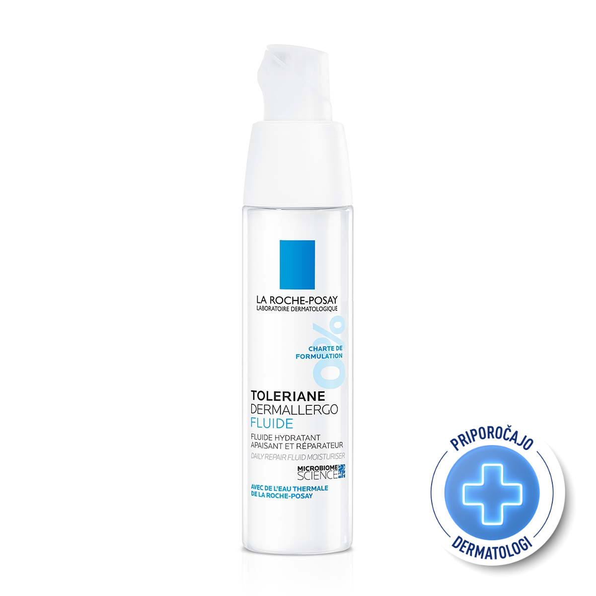 La Roche-Posay TOLERIANE DERMALLERGO FLUIDE Lahka vlažilna formula za vsakodnevno uporabo na koži, nagnjeni k alergijam, 40 ml