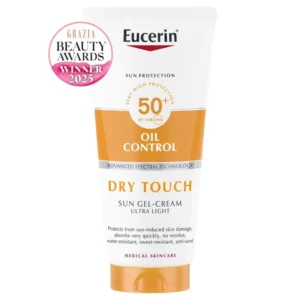 Eucerin Sun Oil Control Dry Touch kremni gel za zaščito pred soncem ZF 50+, 200 ml