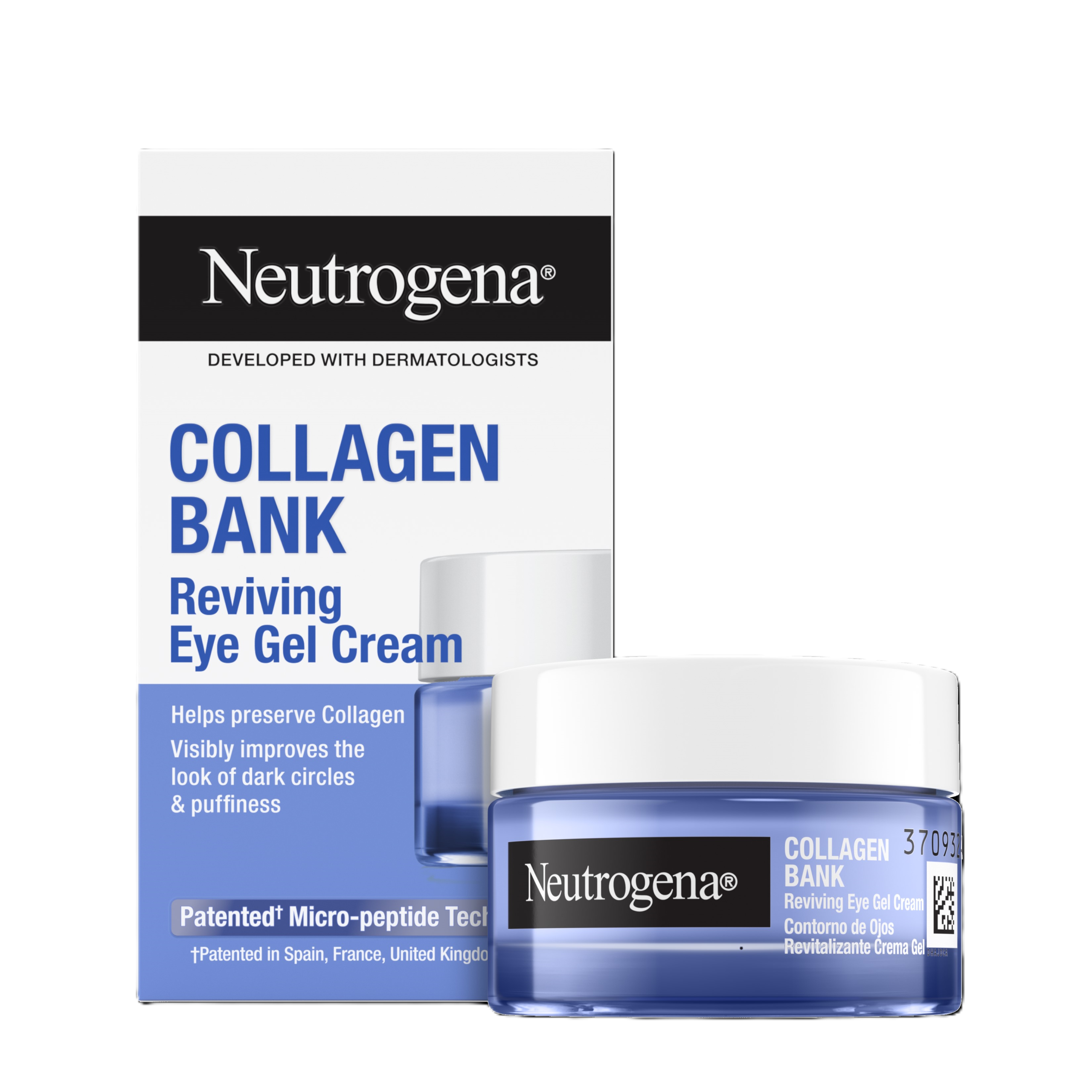 Neutrogena® Collagen Bank Reviving Eye Gel Cream – obnavljajoča gel-krema za predel okoli oči, 15 g