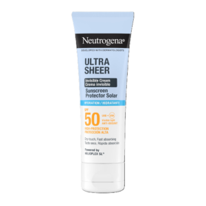 Neutrogena® Ultra Sheer Invisible Cream SPF50 – nevidna vlažilna krema za zaščito pred soncem z ZF50, 50 ml