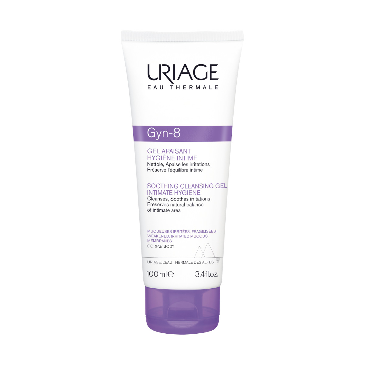 Uriage GYN-8 pomirjujoči gel za intimno higieno, 100 ml