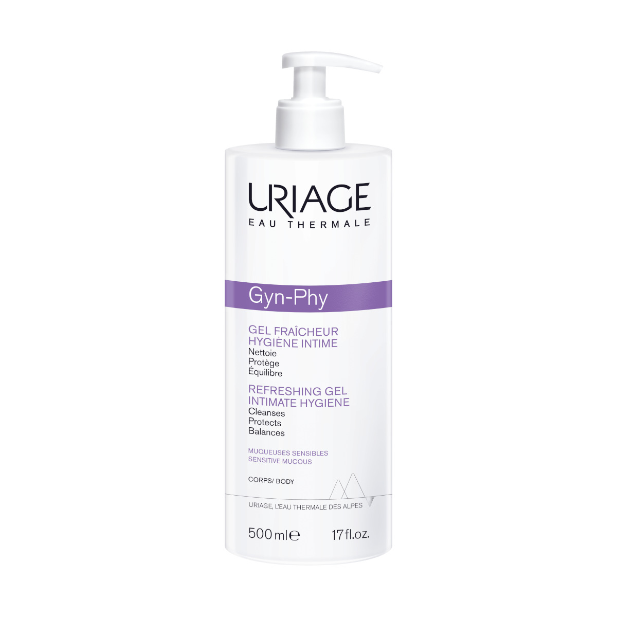 Uriage GYN-PHY gel za vsakodnevno intimno higieno 500 ml