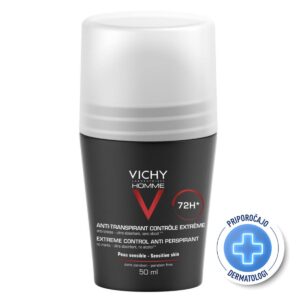 VICHY HOMME Dezodorant za moške z 72-urno zaščito proti potenju, 50 ml