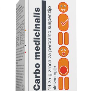 Carbo medicinalis 19,25 g zrnca za peroralno suspenzijo, 50 g