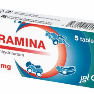 DRAMINA 50 mg tablete, 5 tablet