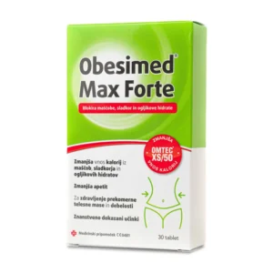 OBESIMED® MAX FORTE za zdravljenje debelosti, 30 tablet