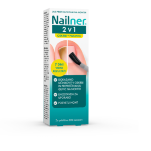 Nailner 2 v 1 lak proti glivičnim okužbam nohtov, 5 ml