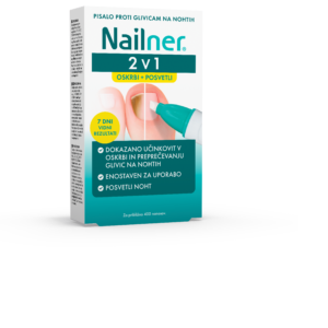 Nailner® 2 v 1 pisalo proti glivičnim okužbam nohtov, 4 ml