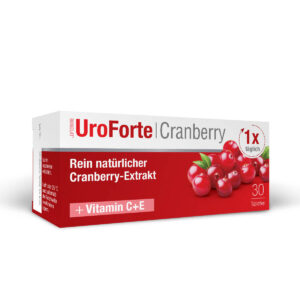 UroForte BIOGELAT® Cranberry filmsko obložene tablete, 30 tablet