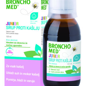 Bronchomed Junior, sirup proti kašlju, 120 ml
