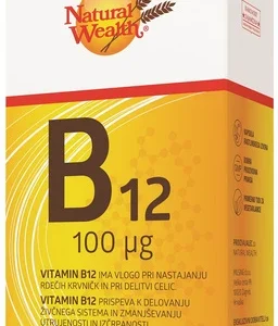 Natural Wealth - VITAMIN B12 100 µg, 60 kapsul