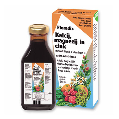 FLORADIX CA+MG+ZN+Dvt tonik 250ML