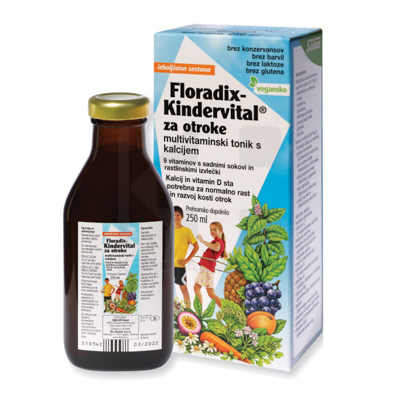 FLORADIX KINDERVITAL tonik, 250ML