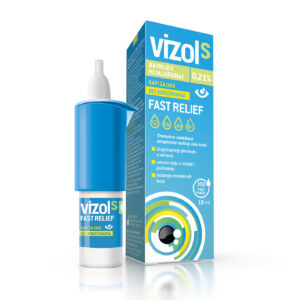 Vizol S 0,21 % Fast Relief kapljice za oko , 10 ml
