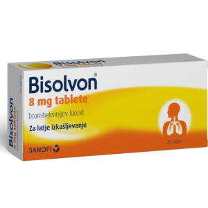 BISOLVON 8 mg tablete, 20 tablet