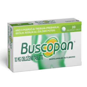 Buscopan 10 mg obložene tablete, 20 tablet