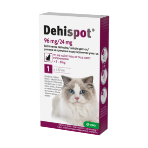 Dehispot 96 mg/24 mg kožni nanos, raztopina za velike mačke, enoodmerna kapalka 1,12 ML