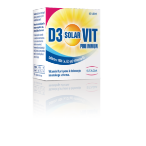 Vitamin D3 Solarvit Pro Immun tablete, 60 tablet