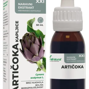 Soria Artičoka brezalkoholne kapljice XXI, 50 mL