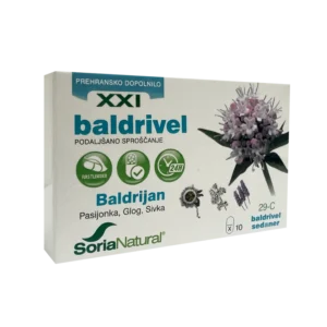 Soria Baldrivel XXI kapsule s podaljšanim sproščanjem, 10 kapsul