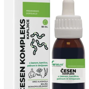 Soria Česen kompleks brezalkoholne kapljice, 50 mL