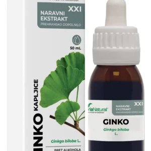 Soria Ginko brezalkoholne kapljice XXI, 50 mL