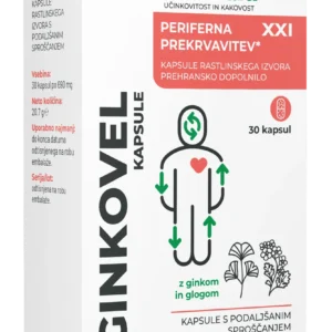 Soria Ginkovel XXI kapsule s podaljšanim sproščanjem, 30 tablet