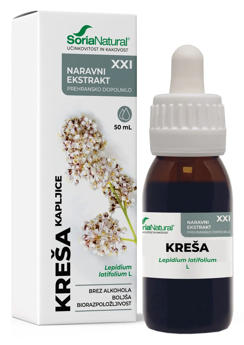Soria Kreša brezalkoholne kapljice XXI, 50 mL